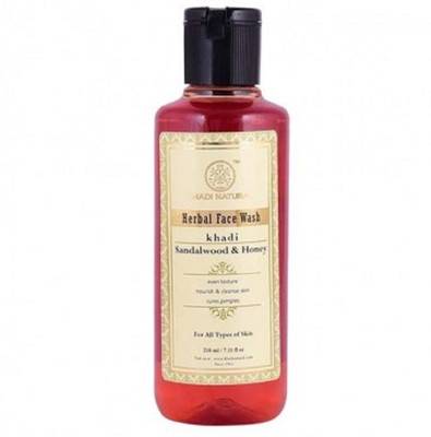 

Khadi Natural Sandalwood & Honey Face Wash(210 ml)