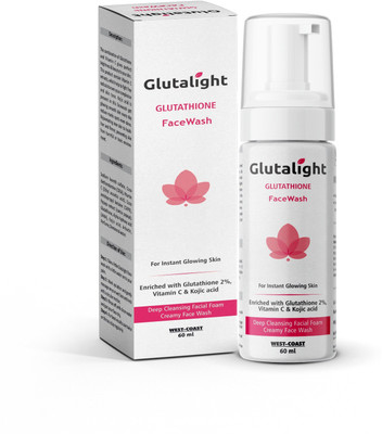 

Glutalight Glutathione, Vitamin C, Kojic Acid Skin Whitening, Lightening, Deep Cleansing Face Wash 60ml, No Parabens, No Sulphates, No Silicone Face Wash(60 ml)