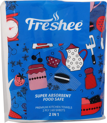 

Freshee 60 Sheet kitchen Towels Signature Range(Pack of 60)