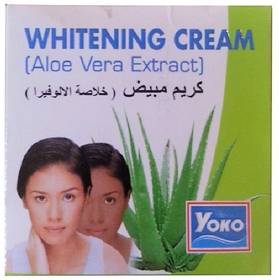 

Yoko WHITENING CREAM (ALOE VERA EXTRACT )(4 g)