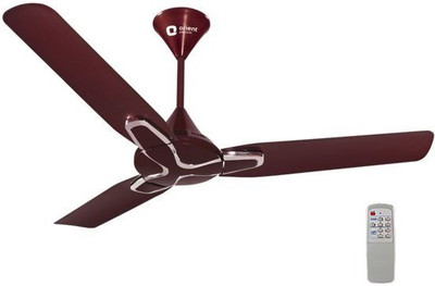 

Orient JAZZ 48" CEILING FAN, (BROWN WITH REMOTE) 3 Blade Ceiling Fan(BURGUNDY SILVER, Pack of 1)