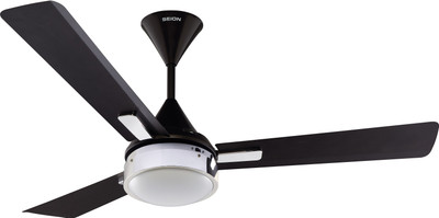 

SEION Sparkle 1200 MM with Remote 3 Blade Ceiling Fan(Crescent Black, Pack of 5)