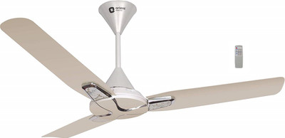 

Orient JAZZ TRENDZ 48" CEILING FAN, (WHITE WITH REMOTE) 3 Blade Ceiling Fan(PEARL METALLIC WHITE, Pack of 1)