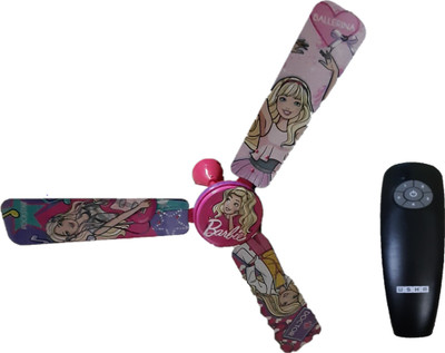 

Usha BARBIE CAREERS WITH REMOTE 3 Blade Ceiling Fan(Pink, Pack of 1)