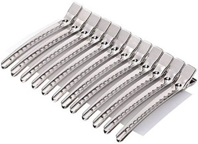 

Confidence Silver Section Clips, Salon Use, Control Clips, Sectioning Clips. Hair Clip, Hair Accessory Set(Silver)