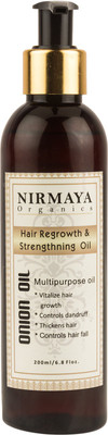 

Nirmaya Organics Hair Regrowth & Strengthning Onion Oil Hair Oil(200 ml)
