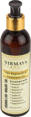 

Nirmaya Organics Moroccon Argan Hair Growth Oil 200ml for Hair Growth Hair Oil(200 ml)