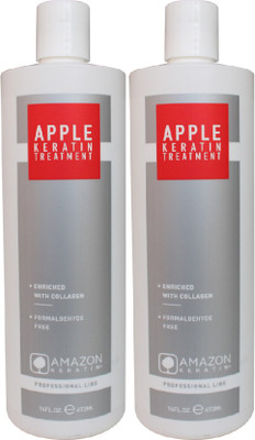

AMAZON KERATIN APPLE KERATIN TREATMENT- 473 ML PACK OF TWO(946 ml)