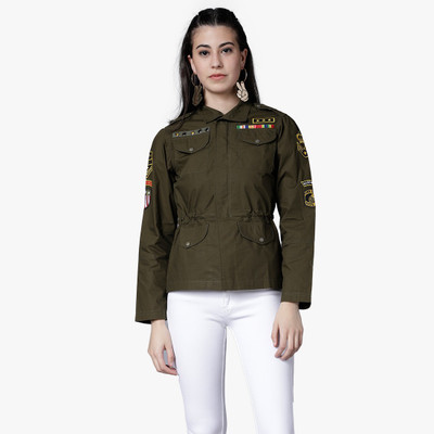 Tokyo Talkies Full Sleeve Solid Women Jacket