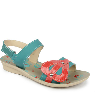 

Footfun by Liberty Boys Slip-on Sports Sandals(Green, S.green