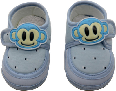 

HuddiBABA Boys & Girls Velcro Casual Boots(Blue, Light blue