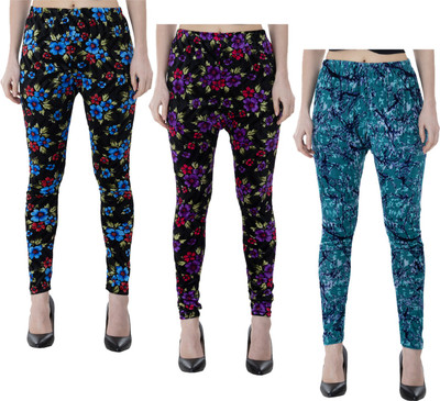 Indistar Ankle Length  Western Wear Legging(Multicolor, Printed)