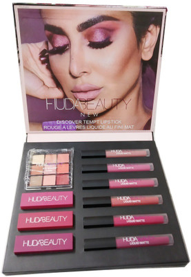 

Huda Beauty New Discover Tempt Lipstick Rough A Levers Liquide Au Fini Mat(Red)