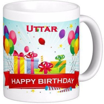 GNS UTTAR_Best name coffee mug HBD008 Ceramic Coffee Mug(330 ml)