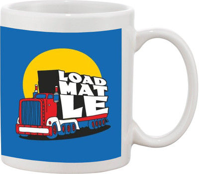

Thirsty Guys Load Mat Le Ceramic Mug(325 ml), Multicolor