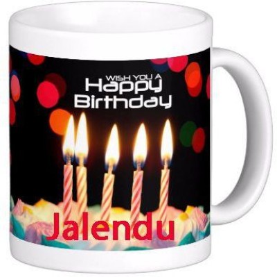 GNS JALENDU_Best name coffee mug HBD006 Ceramic Coffee Mug(330 ml)