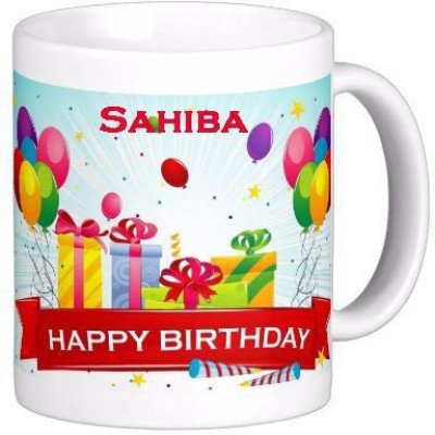 GNS SAHIBA_Best name coffee mug HBD008 Ceramic Coffee Mug(330 ml)