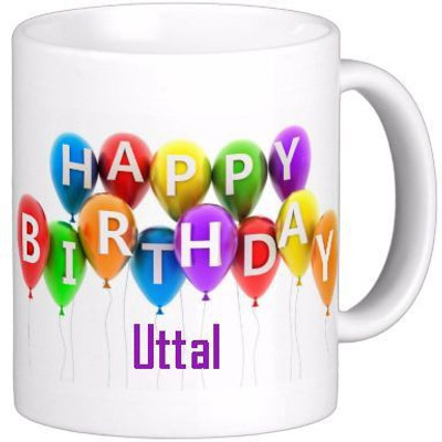 GNS UTTAL_Best name coffee mug HBD004 Ceramic Coffee Mug(330 ml)