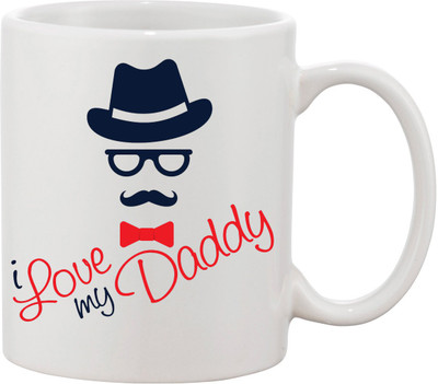 

Thirsty Guys I love My Daddy Ceramic Mug(325 ml), Multicolor