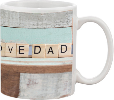 

Thirsty Guys I Love You Dad Ceramic Mug(325 ml), Multicolor