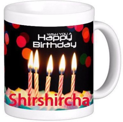 GNS SHIRSHIRCHANDRA_Best name coffee mug HBD006 Ceramic Coffee Mug(330 ml)