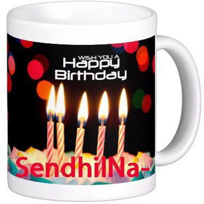 GNS SENDHILNATHAN_Best name coffee mug HBD006 Ceramic Coffee Mug(330 ml)