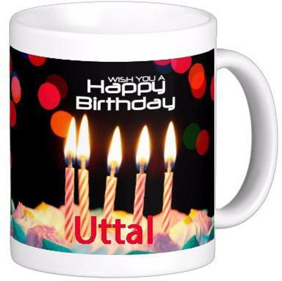 GNS UTTAL_Best name coffee mug HBD006 Ceramic Coffee Mug(330 ml)
