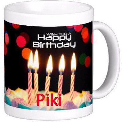 GNS PIKI_Best name coffee mug HBD006 Ceramic Coffee Mug(330 ml)