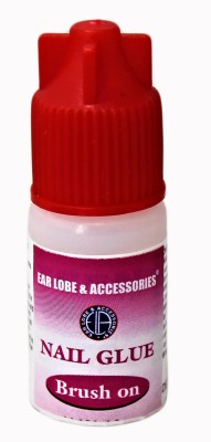 

Ear Lobe & Accessories Acrylic Nail Art Glue for French False Tips and Rhinestones Manicure(white)