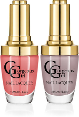 

Gorgeous Girl Glossy Nail Lacquer Shadow-14 & Burnt Sienna-16(Pack of 2)