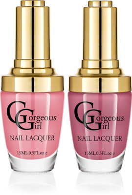 

Gorgeous Girl Glossy Nail Lacquer Brown Yellow-27 & Red Wood-26(Pack of 2)