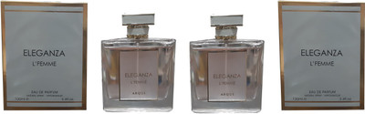 

arqus ELEGANZA L' FEMME ( PACK OFF 2) Eau de Parfum - 100 ml(For Men & Women)