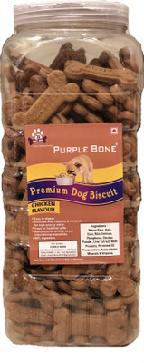 

Purple Bone Purple Bone Dog Biscuit (Chicken Flavor) 900gm Chicken Dog Treat(950 g)