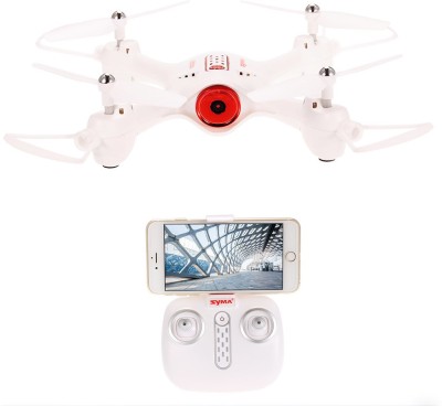 Toyhouse SYMA X23W Indoor RC Drone FPV 0.3MP Camera / APP Control - SUPPORT WIFI FPV, White(White)