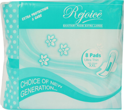 

Rejoice Ultra Thin With Wings Sanitary Pads Sanitary Pad(Pack of 11)