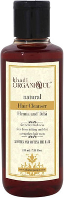 

Khadi Organique Henna Tulsi Hair Shampoo/hair cleanser(210 ml)