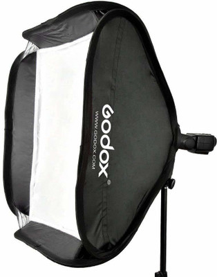 

Godox SFUV6060 Portable Assembly Collapsible Diffuser Soft Box Kit with S-Type Bowens Bracket for Speedlite Flash (Black) Rectangle Softbox(10 cm x 26 cm)