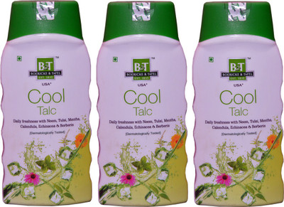 B&T COOL TALC-DAILY FRESHNESS WITH NEEM TULASI MENTHA ECHINACEA &BERBERIS(PACK OF 3)(300 g)