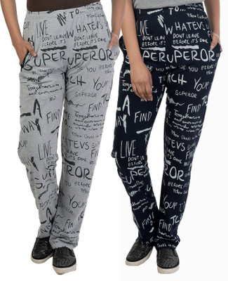 69GAL Printed Women Multicolor Track Pants