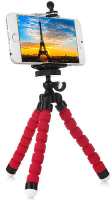 

Blue Birds Flexible Sponge Mobile Stand, Selfie Stick, Camera Stand Holder With 360 Degree Rotatable Ball Head And Universal Mobile Clip Holder For All Smartphones, Camcorder, Camera Tripod(Multicolor, Supports Up to 1000 g)