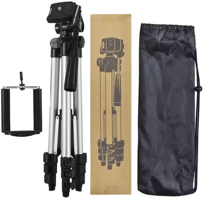 

techobucks Best Buy Top Selling Tripod Tripod(Silver, Black, Supports Up to 3200 g)