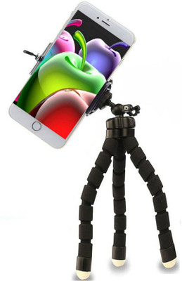 

BUY SURETY Flexible Sponge Mobile Stand, Selfie Stick, Camera Stand Holder With 360 Degree Ball Head And Universal Mobile Clip Holder Mount For All Smartphones, Camcorder, Camera Tripod(Multicolor, Supports Up to 1000)