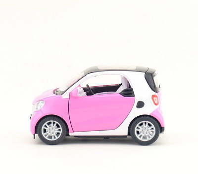 

Sanyal Smart Alloy Simulation Metal Car Four-Wheeled Car Model Sound And Light Pull Back Toy Car (Pink)(Multicolor)