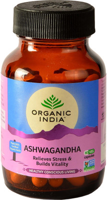 

Organic India Ashwagandha 60 Capsules Bottle(60 No)