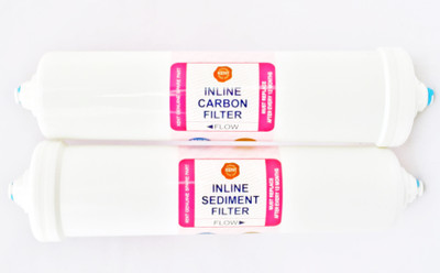 

Kent Genuine Spare Inline Sediment Filter and Carbon Filter 8 inch RO+UV +UF +TDS Solid Filter Cartridge(0.001, Pack of 2)