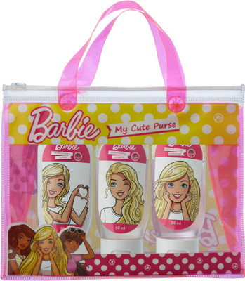 

Barbie My Cute Purse (B&S Gel 50ml + C.Shampoo 50ml + B.Lotion 50ml)(Pink)