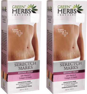 

Green Herbs Strectch marks cream set of 2Pcs(100 g)