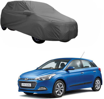 ANLOPE Car Cover For Hyundai i20 Active (With Mirror Pockets)(Grey)