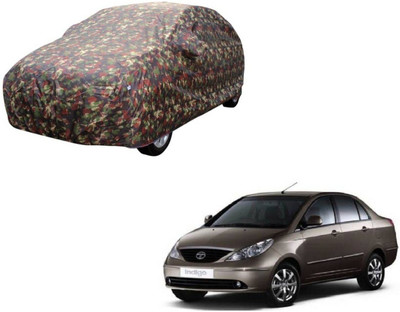 AUTO STAR Car Cover For Datsun Go (With Mirror Pockets)(Red, Blue)