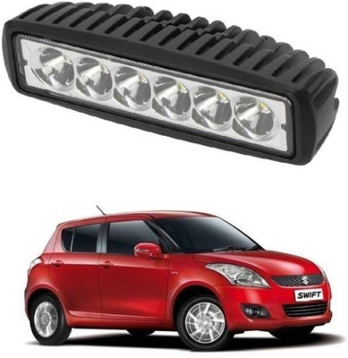 AUTOGARH 6 Led Bar Cree Auxillary Car Fog 18W Lamp For Swift Car Fancy Lights(White, Black)